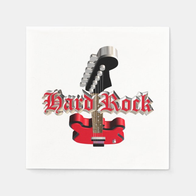 Hard rock napkin (Front)