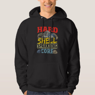 Hard Shell  Sparkling Core Mineral Collecting Ores Hoodie