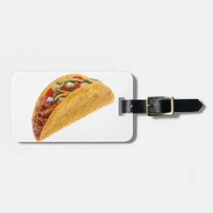 Hard Shell Taco Luggage Tag