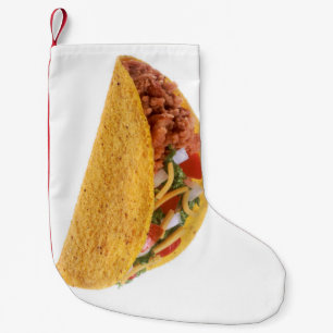 Hard Shell Taco Small Christmas Stocking