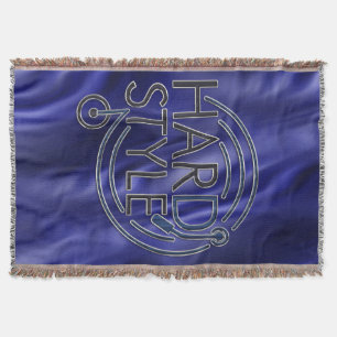 HARD STYLE DJ + your background Throw Blanket