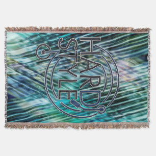 HARD STYLE DJ + your background Throw Blanket