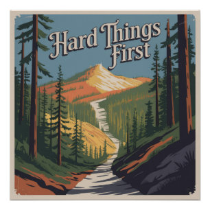 Hard Things First Poster