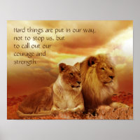 Hard Times, Courage & Strength Quote