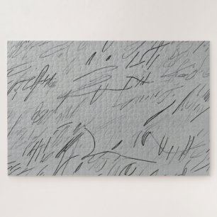 Hard To Solve Random Scribbles on Paper Jigsaw Puzzle