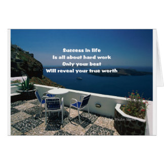 Hard work and success