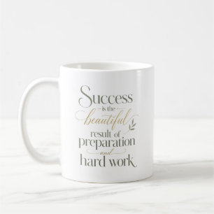 Hard Work Brings Success Promotion Congratulations Coffee Mug