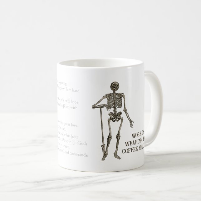 Hard Work Cofee Mug (Front Right)