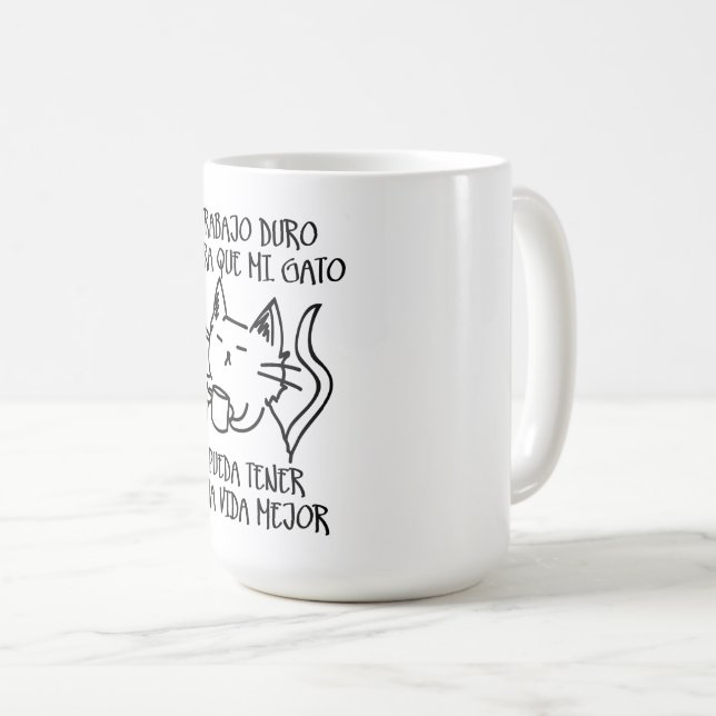 Hard Work Coffee Mug (Front Right)