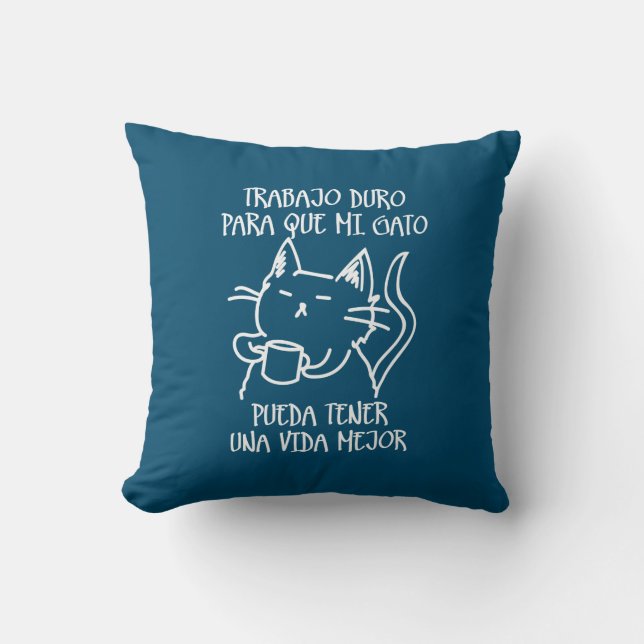Hard Work Cushion (Front)