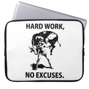 "Hard Work" Laptop Sleeve