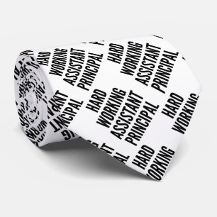 Hard Working Assistant Principal Tie