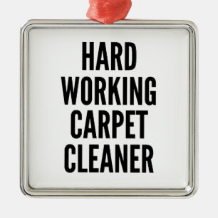 Hard Working Carpet Cleaner Metal Tree Decoration