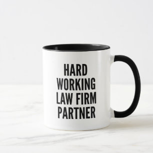 Hard Working Law Firm Partner Mug