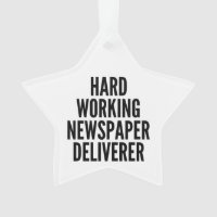 Hard Working Newspaper Deliverer