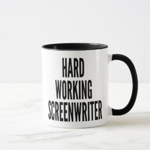 Hard Working Screenwriter Mug