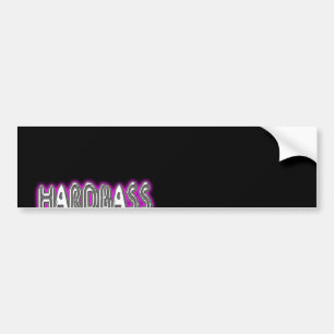 HARDBASS hard bass music Bumper Sticker