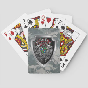 Hardcore 75th Ranger Regiment Playing Cards