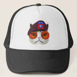 Hardcore 82nd Airborne Kitty Kat! Trucker Hat