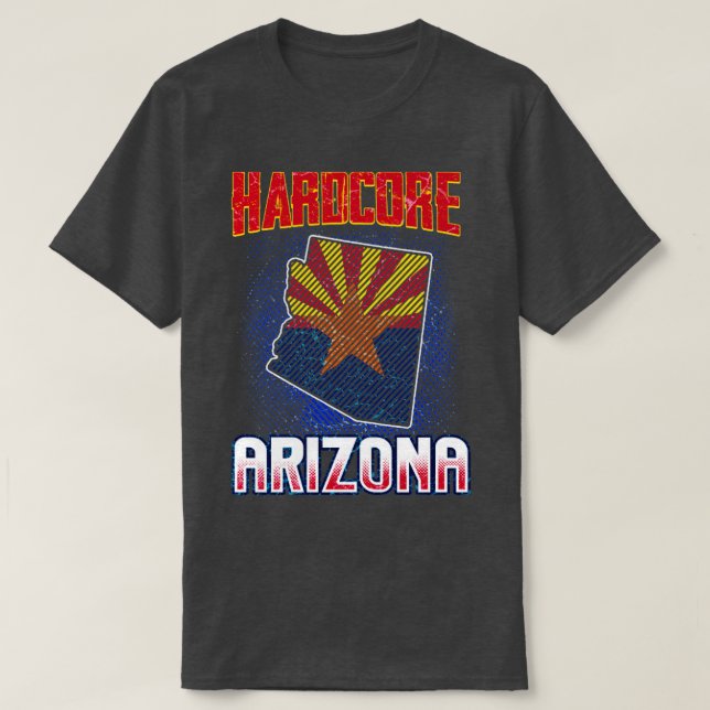 Hardcore Arizona T-Shirt (Design Front)