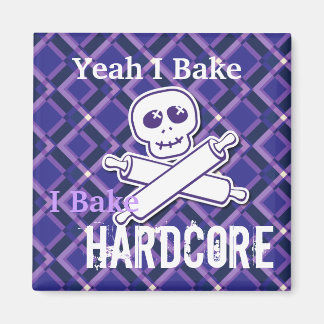Hardcore Baker Magnet (square only)