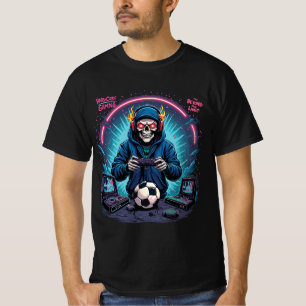 Hardcore Beyond Limit – Retro Skull Gamer Tee
