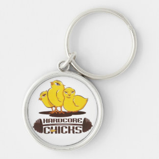 hardcore chicks keychain