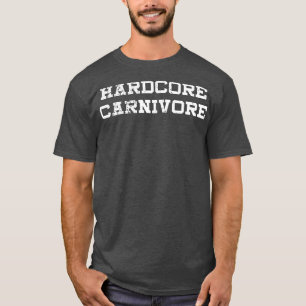 Hardcore  Funny Meat BBQ Grilling Smoke T-Shirt