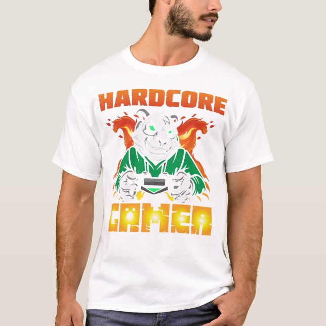 Hardcore Gamer T-Shirt (Front)