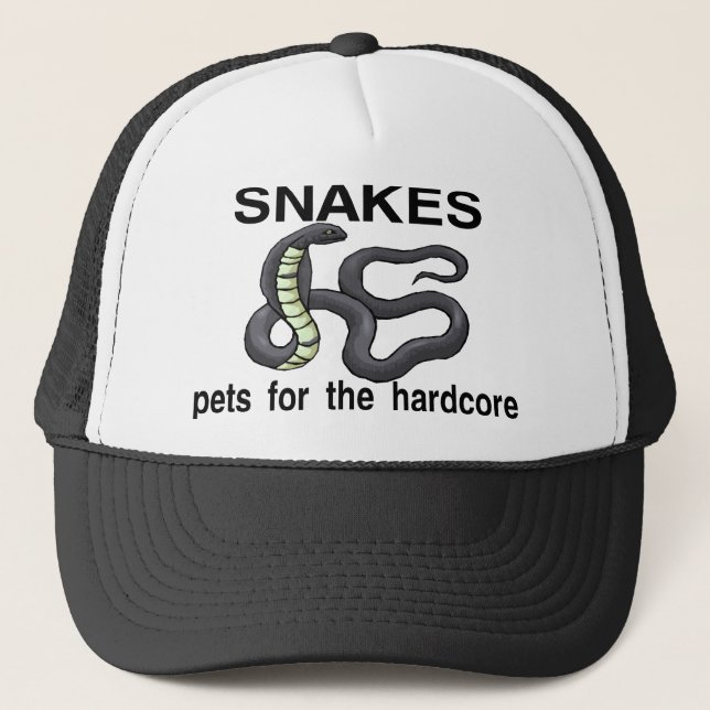 Hardcore Snakes Trucker Hat (Front)