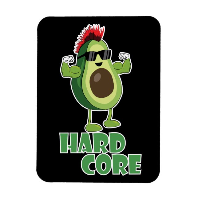 hardcore sunglasses magnet (Vertical)
