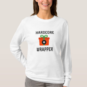 Hardcore Wrapper Christmas Holiday Gift T-Shirt