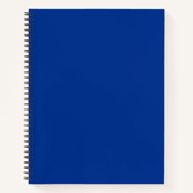 HardCover Dark RoyalBlue SketchBook Notebook (Front)