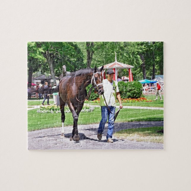 Hardest Core - Saratoga 150 Race 1 Winner Jigsaw Puzzle (Horizontal)