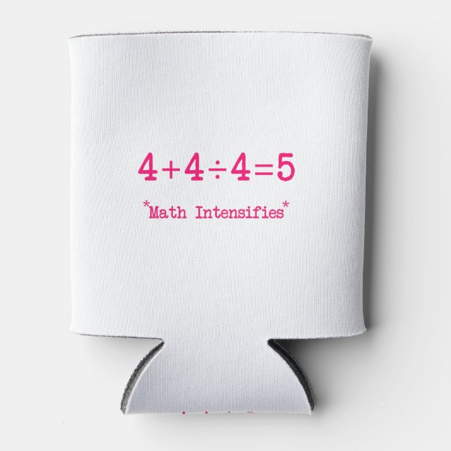 Hardest Math Problem in the World Funny Equation Can Cooler (Front)