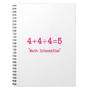 Hardest Math Problem in the World Funny Equation Notebook