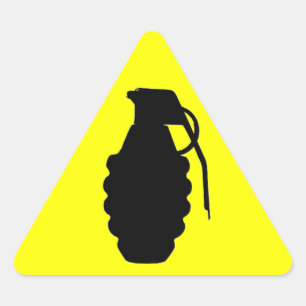 HARDHATZ TRIANGLE STICKER