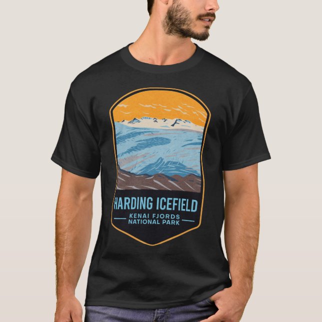 Harding Icefields Kenai Fjords National Park T-Shirt (Front)