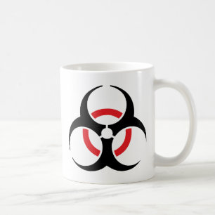 hardstyle black red icon coffee mug