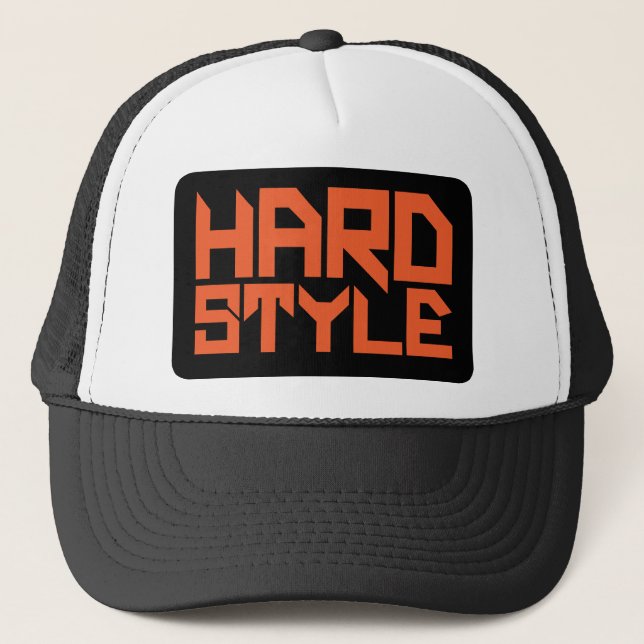 Hardstyle Square Trucker Hat (Front)
