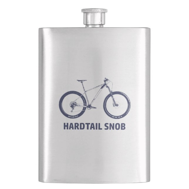 Hardtail Snob Hip Flask (Front)