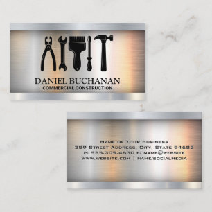 Hardware Carpentry Tools Business Card