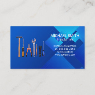 Hardware Hand Tools   Builder Renovation Business Card