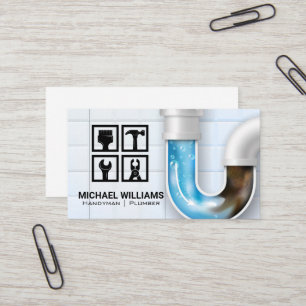 Hardware Icons   Handyman Plumber Business Card