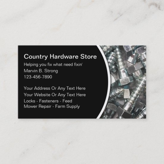 Hardware Store Business Cards Zazzle AU