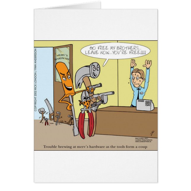 Hardware Store Liberation Funny Gifts Tees Cards (Front)