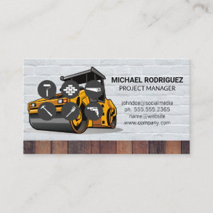 Hardware Tool Icons   Steam Roller Business Card