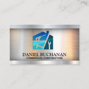 Hardware Tools   Carpentry Blue Collar   Builder Business Card