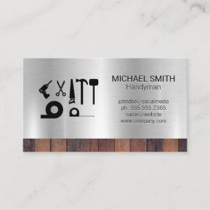 Hardware Tools   Construction Builder Material Business Card