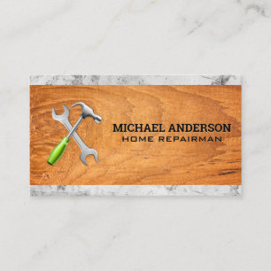 Hardware Tools   Construction Material Business Card